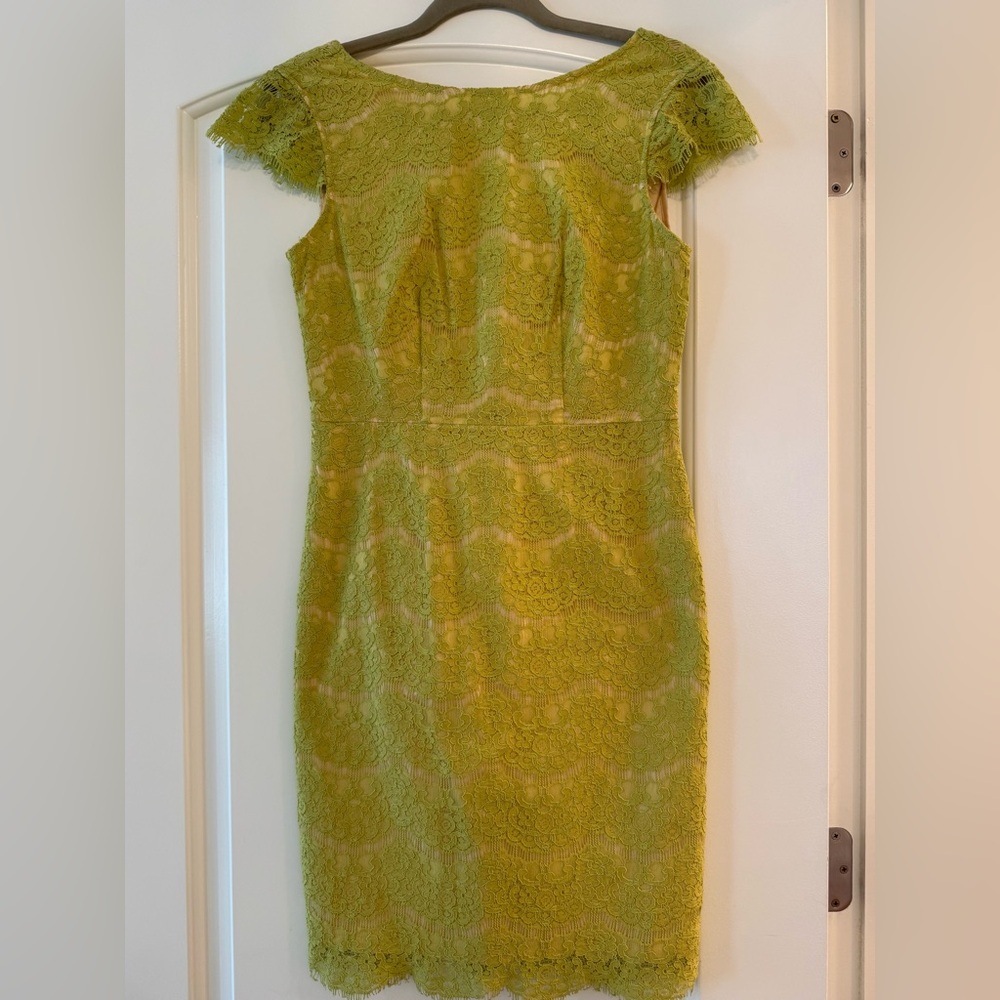 Darling Lime Lace Mini Dress
